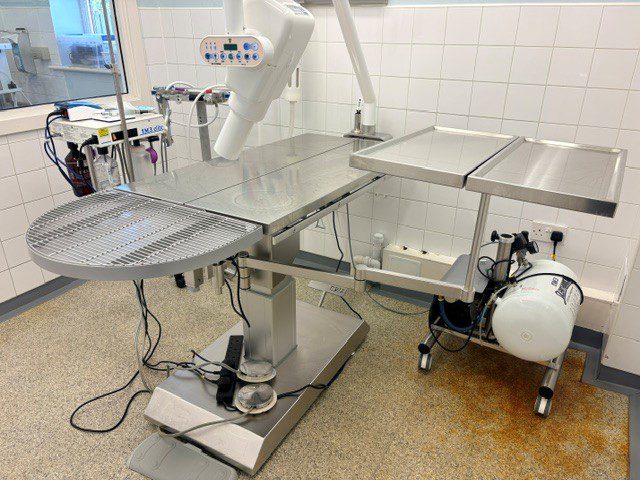 A full suite of pet dentistry equipment